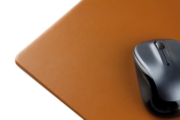 Mousepad PREMIUM LEDER BOXCALF cuoiobraun (glatt)