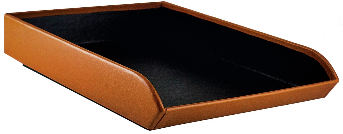 Briefablagekasten PREMIUM LEDER BOXCALF cuoiobraun (glatt)