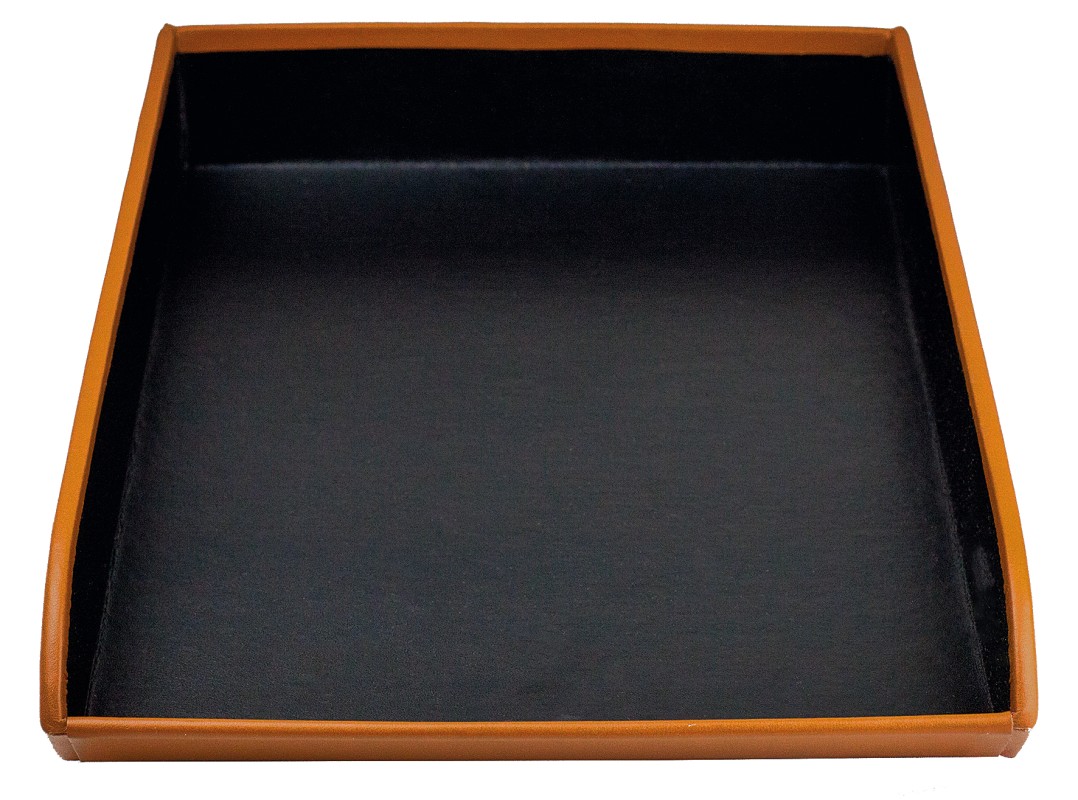 Briefablagekasten PREMIUM LEDER BOXCALF cuoiobraun (glatt)