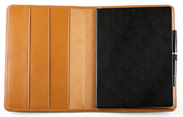 Kalenderbuch DIN B5 für das Jahr 2025 + 2026 PREMIUM LEDER BOXCALF cuoiobraun (glatt)