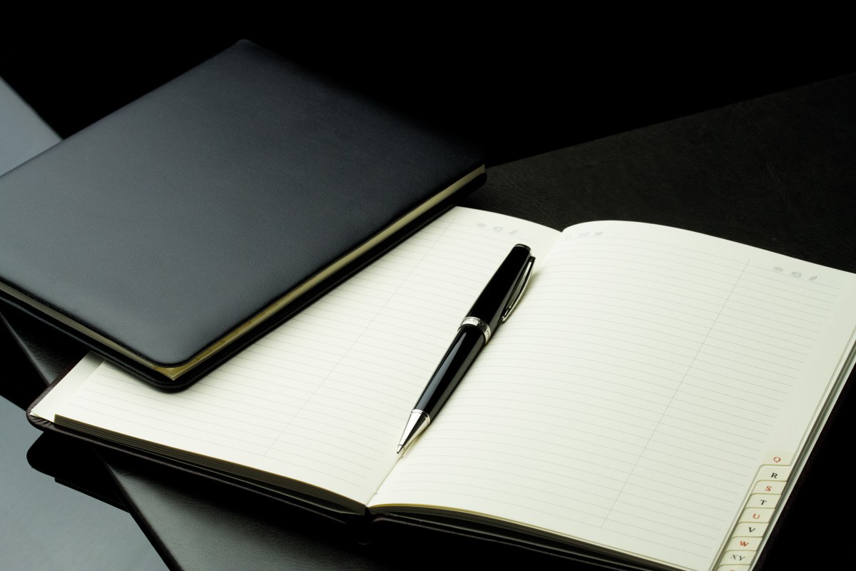 Adressbuch DIN A5 (gebunden) | Echtleder | BOXCALF schwarz