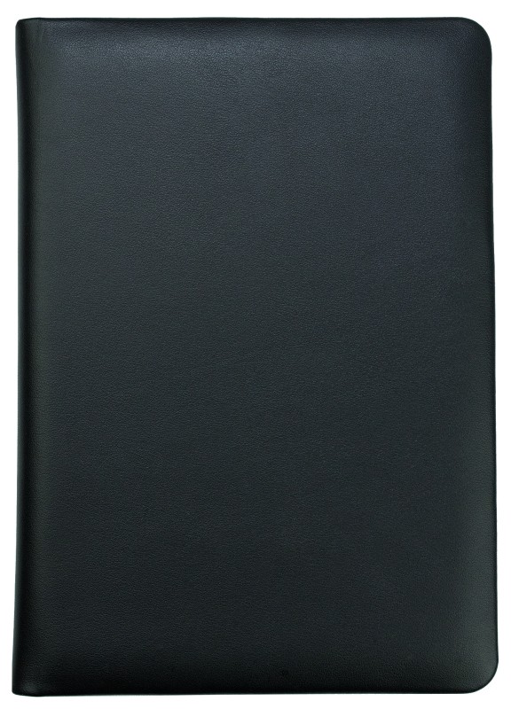 Adressbuch DIN A5 (gebunden) | Echtleder | BOXCALF schwarz