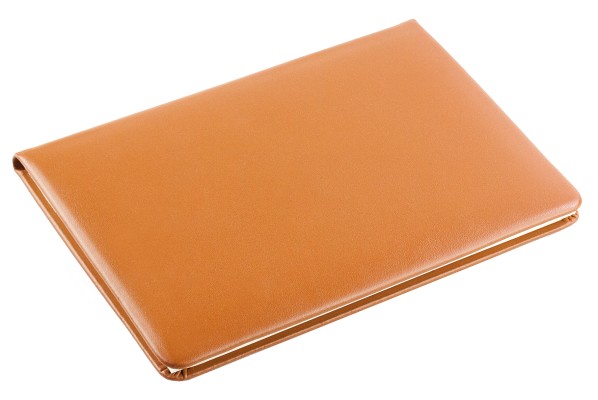 Adressbuch DIN A5 (gebunden) PREMIUM LEDER BOXCALF cuoiobraun (glatt)