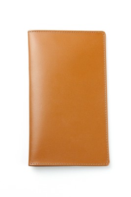Leporello Faltkalender deutsch 2025 + 2026 - PREMIUM LEDER BOXCALF cuoiobraun (glatt)
