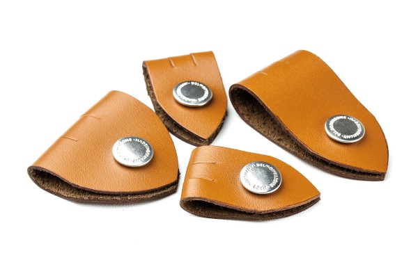 Kabel Organizer Set - Kabelbinder 4-teilig PREMIUM LEDER BOXCALF cuoiobraun