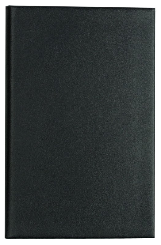 Adressbuch Pocket Format (gebunden) | Echtleder | BOXCALF schwarz