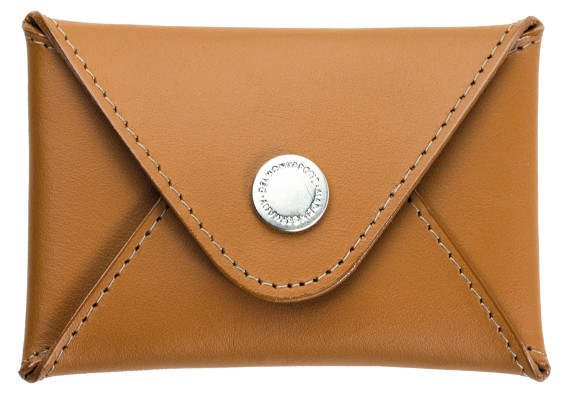 Night Out Wallet / Mini Börse / Kartenetui PREMIUM LEDER BOXCALF cuoiobraun (glatt)