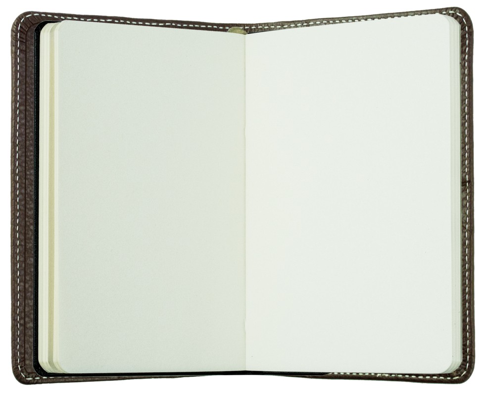 Notizbuch Pocket Format | Echtleder | SOFTGRAIN dunkelbraun
