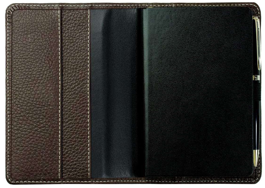 Notizbuch Pocket Format | Echtleder | SOFTGRAIN dunkelbraun
