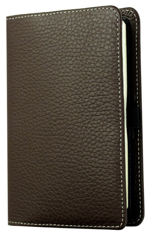 Notizbuch Pocket Format | Echtleder | SOFTGRAIN dunkelbraun