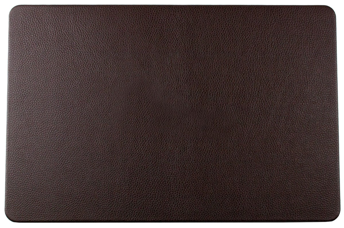 Schreibunterlage "Sekretär" 33 x 50 cm PREMIUM LEDER SOFT GRAIN dunkelbraun (genarbt)