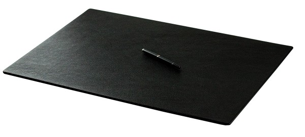 Schreibunterlage XXL 65x45 PREMIUM LEDER SOFT GRAIN schwarz (genarbt)