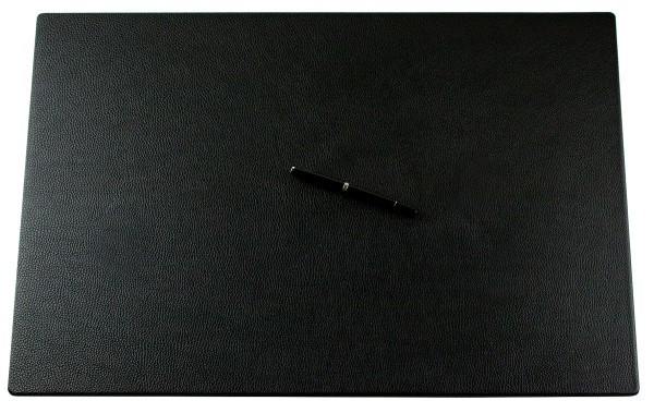Schreibunterlage XXL 65x45 PREMIUM LEDER SOFT GRAIN schwarz (genarbt)