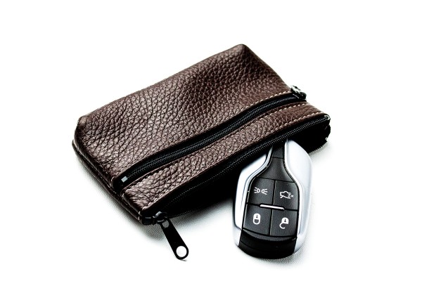 Schlüsseltasche PREMIUM LEDER SOFT GRAIN dunkelbraun (genarbt)