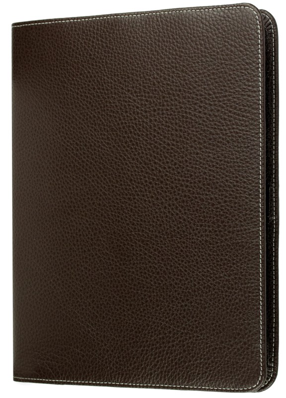 Kalenderbuch DIN B5 für das Jahr 2027 PREMIUM LEDER SOFT GRAIN dunkelbraun (genarbt)