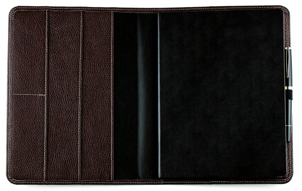 Kalenderbuch DIN B5 für das Jahr 2025 + 2026 PREMIUM LEDER SOFT GRAIN dunkelbraun (genarbt)