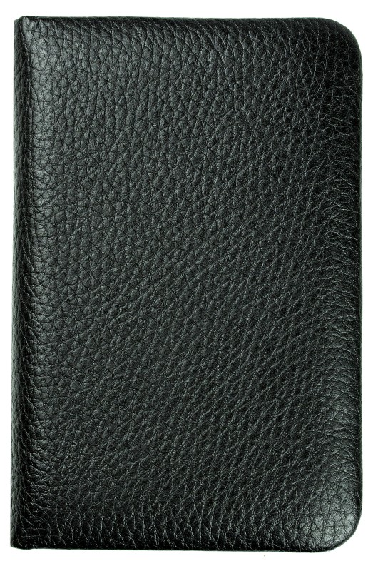 Notizbuch Pocket Format (gebunden) | Echtleder | SOFTGRAIN schwarz