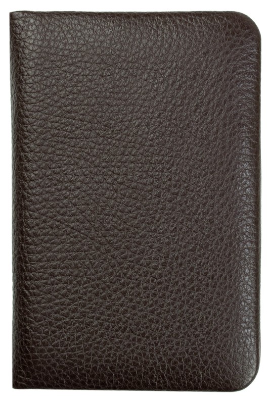 Notizbuch Pocket Format (gebunden) | Echtleder | SOFTGRAIN dunkelbraun