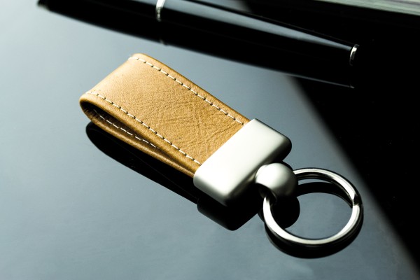 Schlüsselanhänger PREMIUM LEDER VINTAGE Anilin cuoiobraun