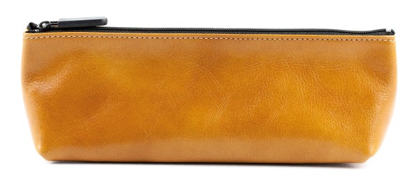 Schlamperetui XXL PREMIUM LEDER VINTAGE Anilin cuoiobraun