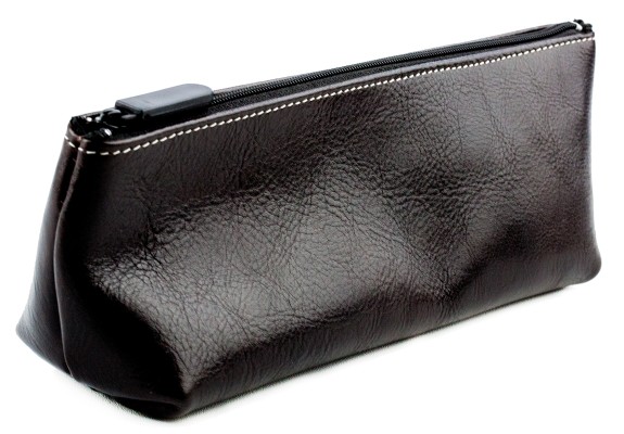 Schlamperetui XXL PREMIUM LEDER VINTAGE Anilin marronebraun