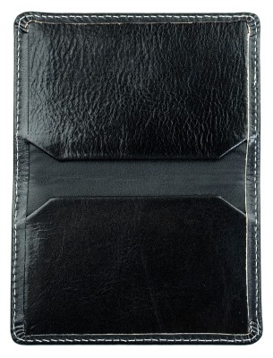 Visitenkartenetui PREMIUM LEDER VINTAGE Anilin schwarz