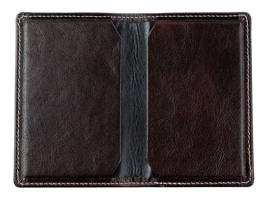 Visitenkartenetui PREMIUM LEDER VINTAGE Anilin marronebraun