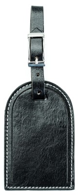 Kofferanhänger PREMIUM LEDER VINTAGE Anilin schwarz