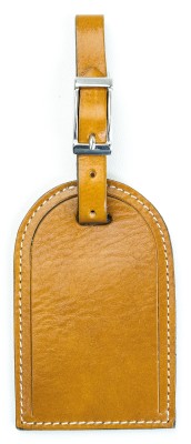 Kofferanhänger PREMIUM LEDER VINTAGE Anilin cuoiobraun