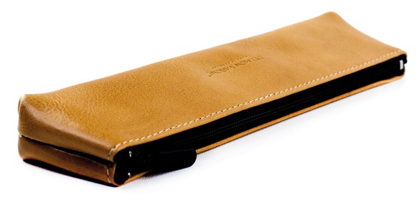Schlamperetui small PREMIUM LEDER VINTAGE Anilin cuoiobraun