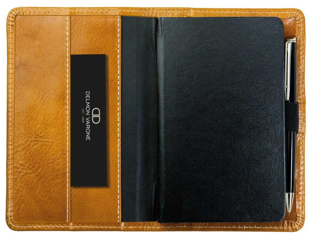 Pocket Kalenderbuch DIN A6 2027 PREMIUM LEDER VINTAGE Anilin cuoiobraun