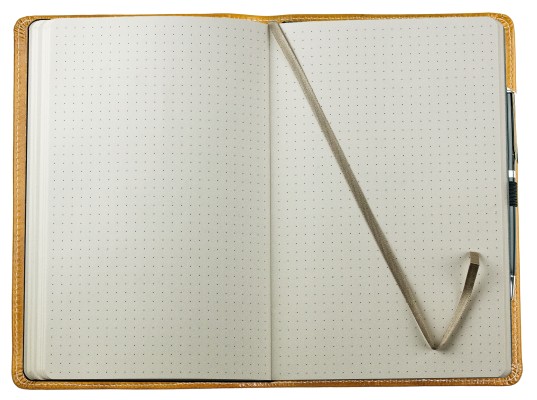 Notizbuch cirka DIN A5 (auswechselbar) PREMIUM LEDER VINTAGE Anilin cuoiobraun