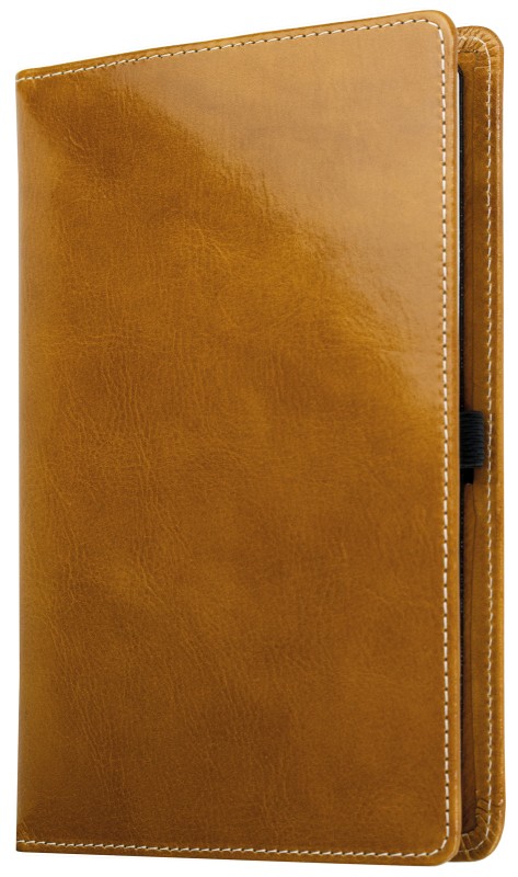 Notizbuch DIN A5 schmal | Echtleder | VINTAGE hellbraun