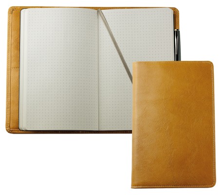 Notizbuch cirka DIN A5 (auswechselbar) PREMIUM LEDER VINTAGE Anilin cuoiobraun
