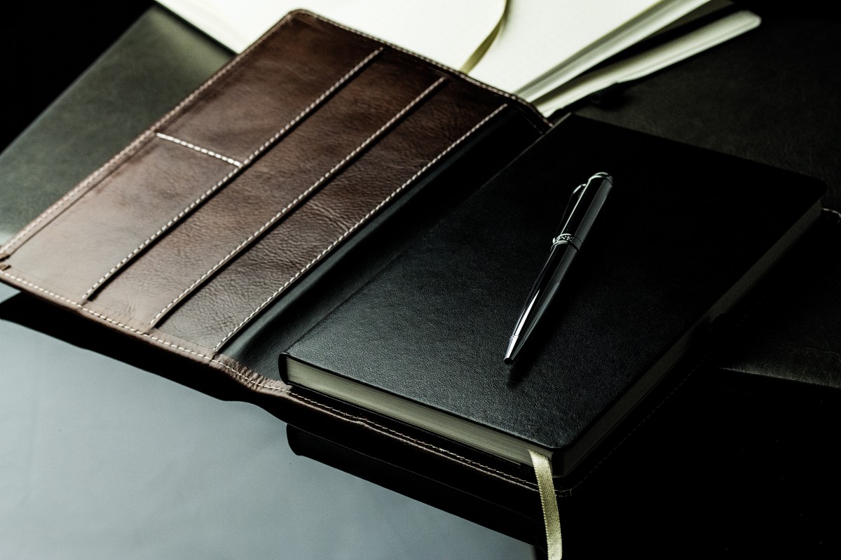 Notizbuch DIN A5 schmal | Echtleder | VINTAGE dunkelbraun