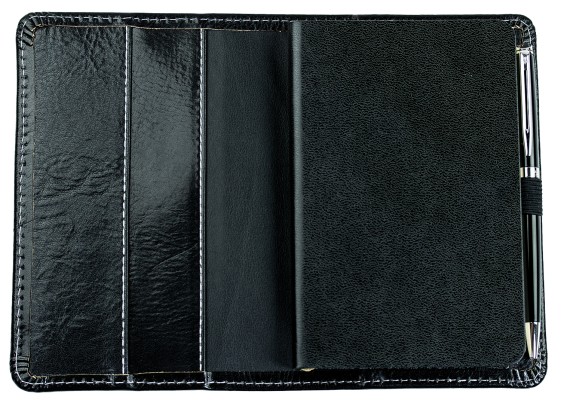 Pocket Notizbuch PREMIUM LEDER VINTAGE Anilin schwarz