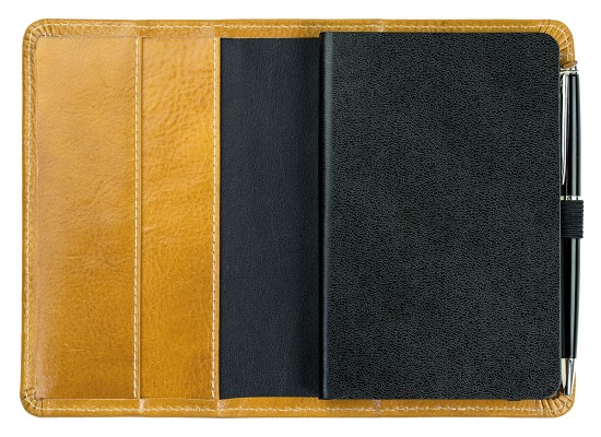 Pocket Notizbuch PREMIUM LEDER VINTAGE Anilin cuoiobraun