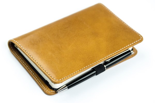 Pocket Notizbuch PREMIUM LEDER VINTAGE Anilin cuoiobraun
