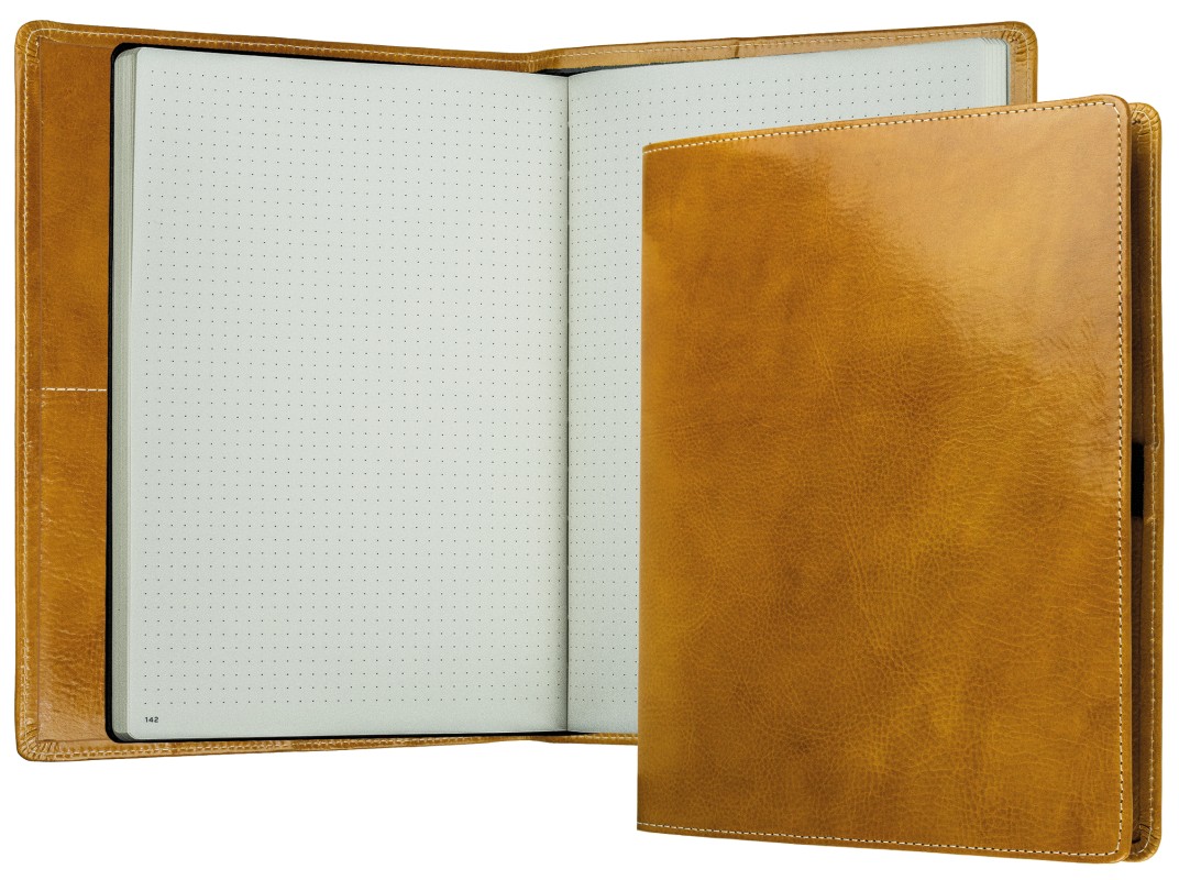 Notizbuch DIN B5+ | Echtleder | VINTAGE hellbraun