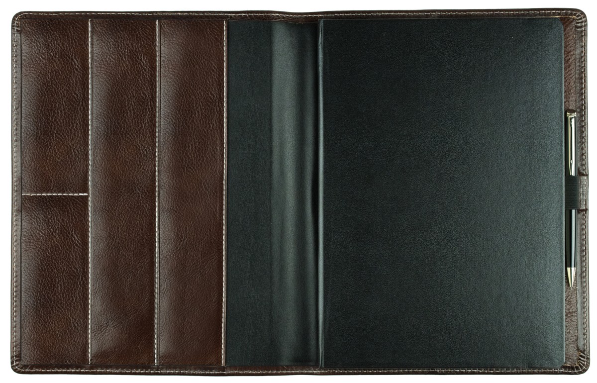 Notizbuch DIN B5+ | Echtleder | VINTAGE dunkelbraun