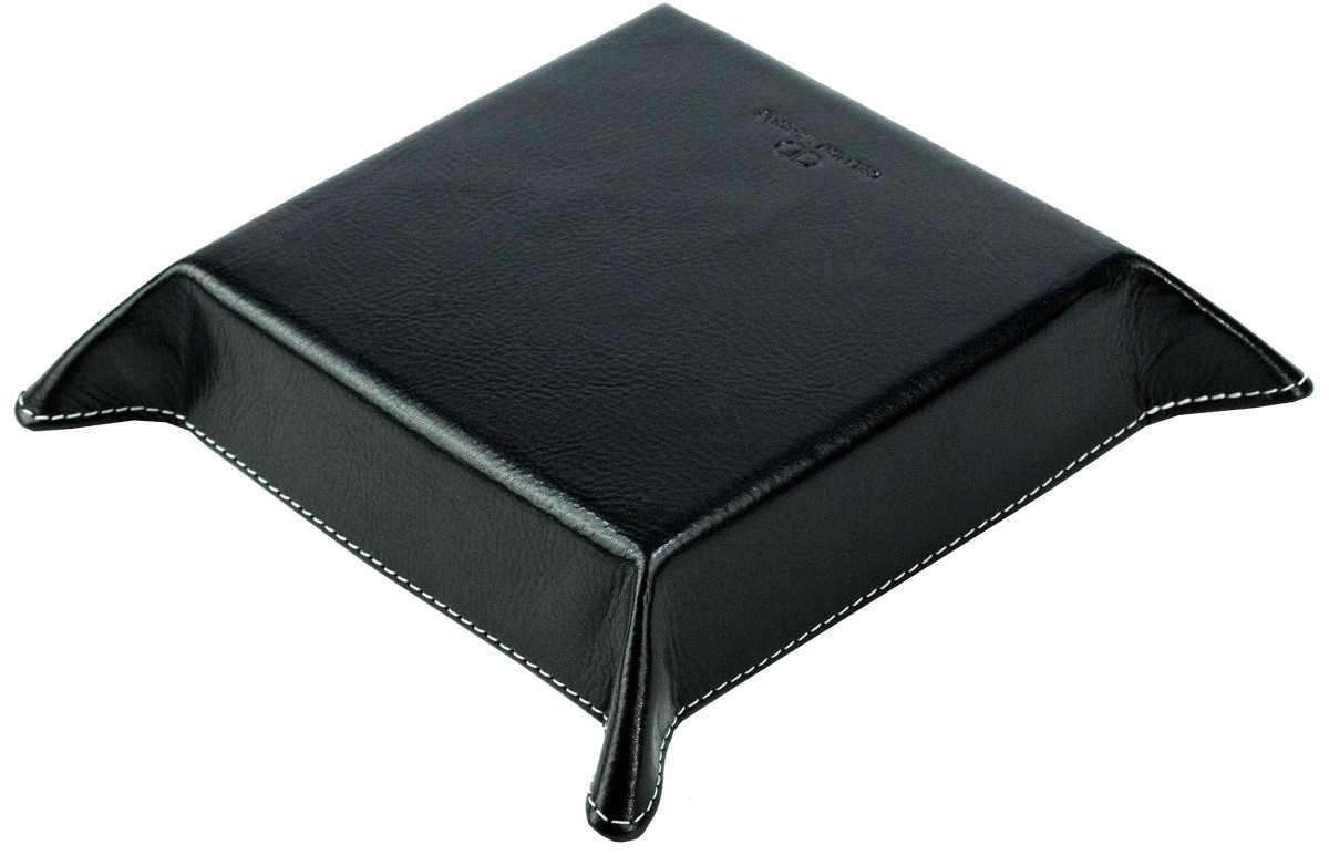 Taschenleerer PREMIUM LEDER VINTAGE Anilin schwarz