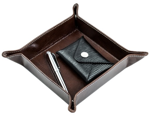 Taschenleerer PREMIUM LEDER VINTAGE Anilin marronebraun