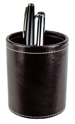 Stifteköcher PREMIUM LEDER VINTAGE marrone