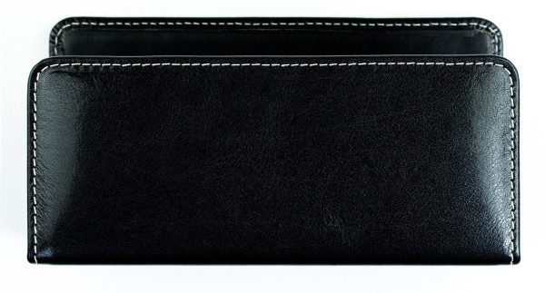 Briefständer PREMIUM LEDER VINTAGE schwarz