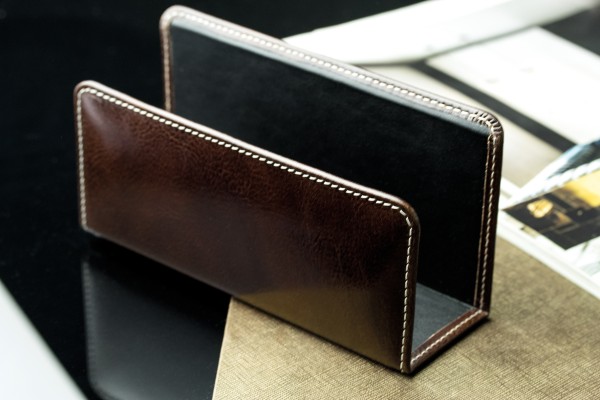 Briefständer PREMIUM LEDER VINTAGE marrone