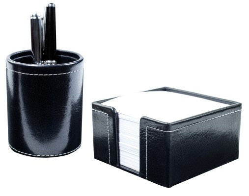 Zettelkasten PREMIUM LEDER VINTAGE schwarz