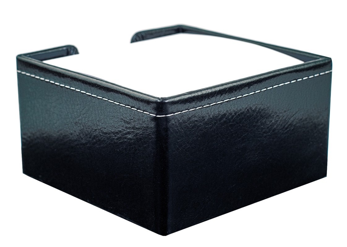 Zettelkasten PREMIUM LEDER VINTAGE schwarz