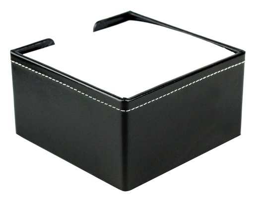 Zettelkasten PREMIUM LEDER VINTAGE schwarz