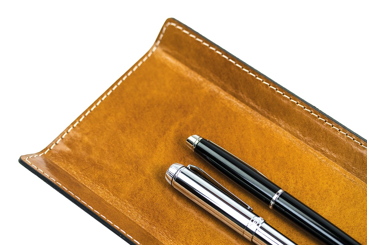 Federschale PREMIUM LEDER VINTAGE cuoiobraun