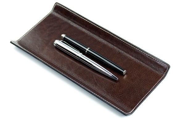 Federschale PREMIUM LEDER VINTAGE marrone